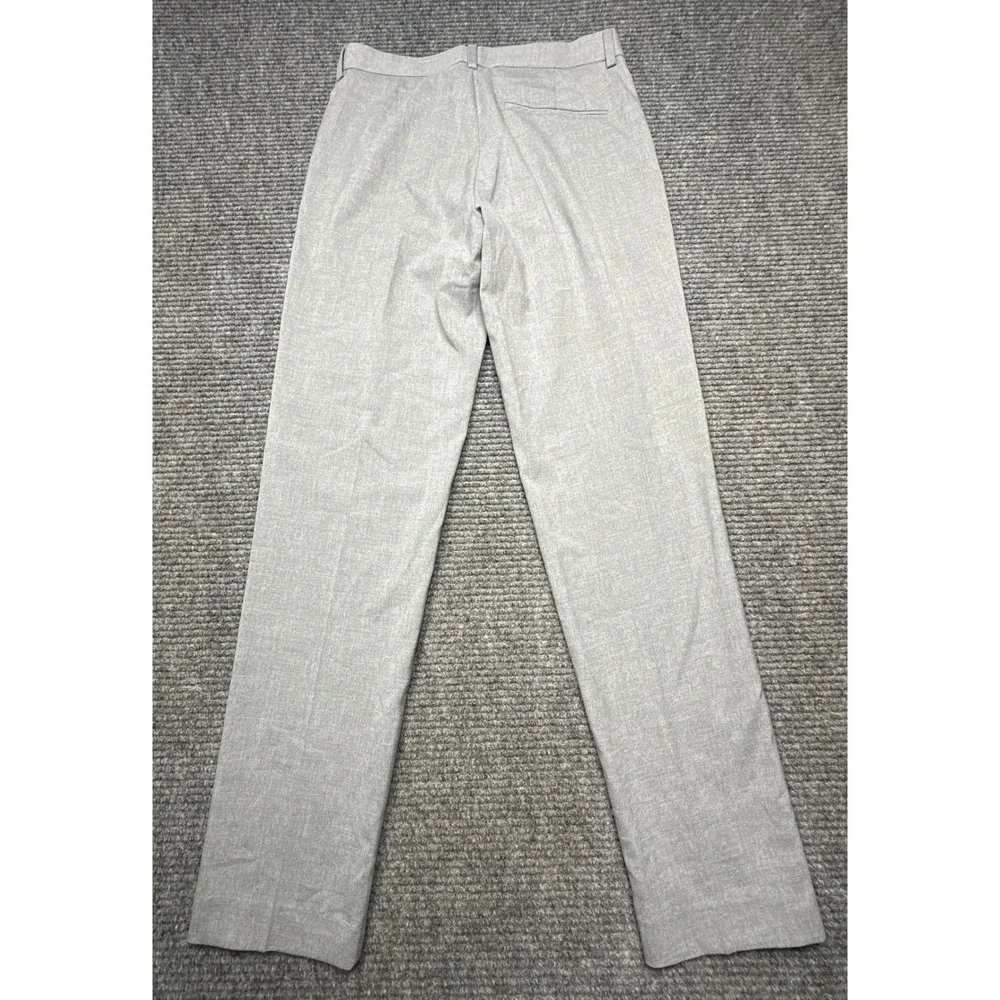 ASOS DESIGN Dress Pants Mens 29x29 Gray Slim Fit Flat Front